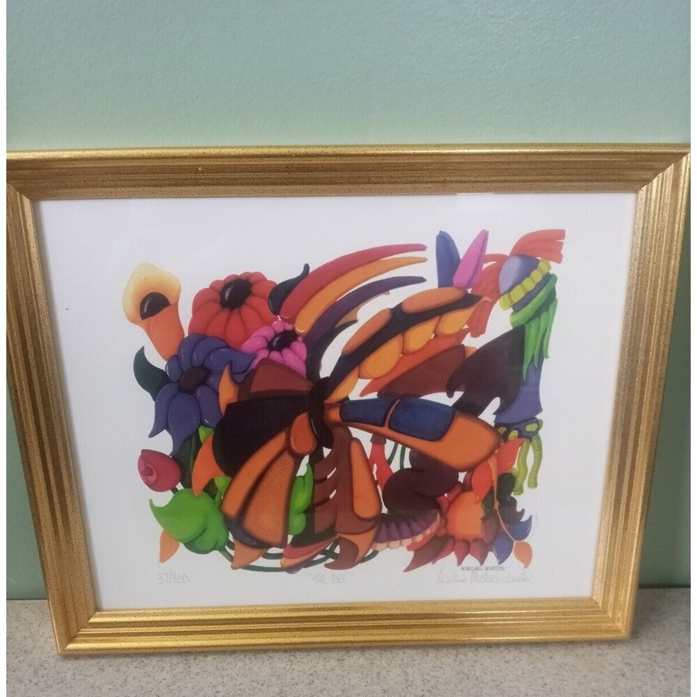 William Michael Winston THE BEE Original Artwork Marker Magic 15" x 12"